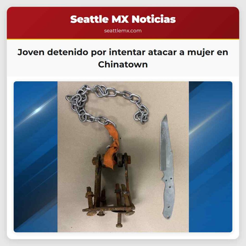 Joven detenido por intentar atacar a mujer en