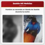Hombre se esconde en tienda de Seattle durante la noche
