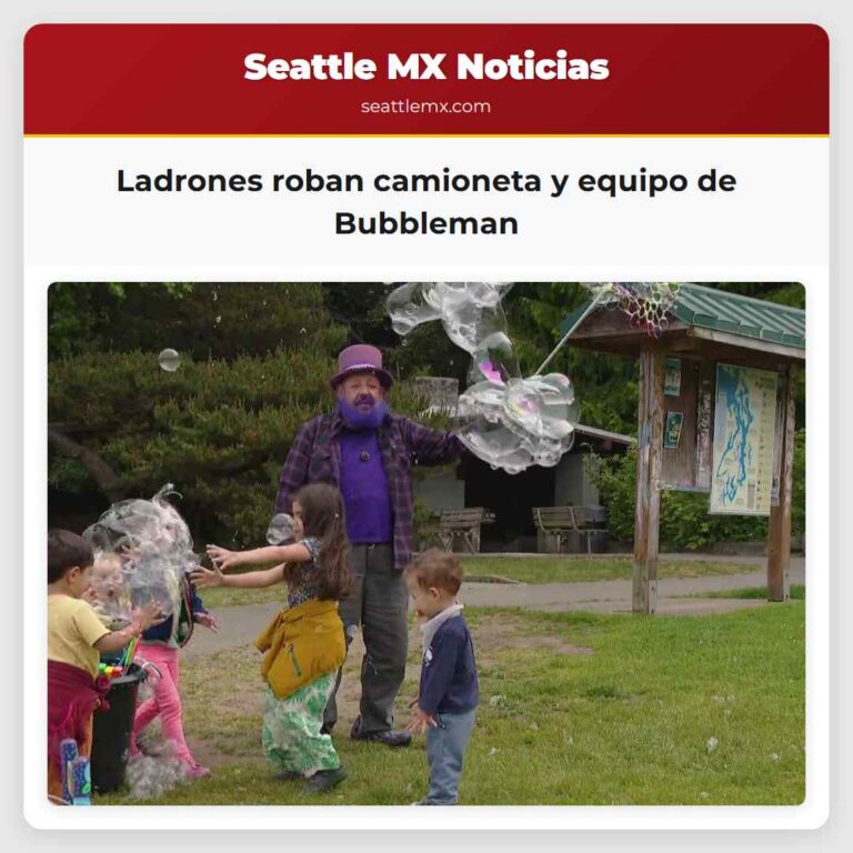 Ladrones roban camioneta y equipo de Bubbleman
