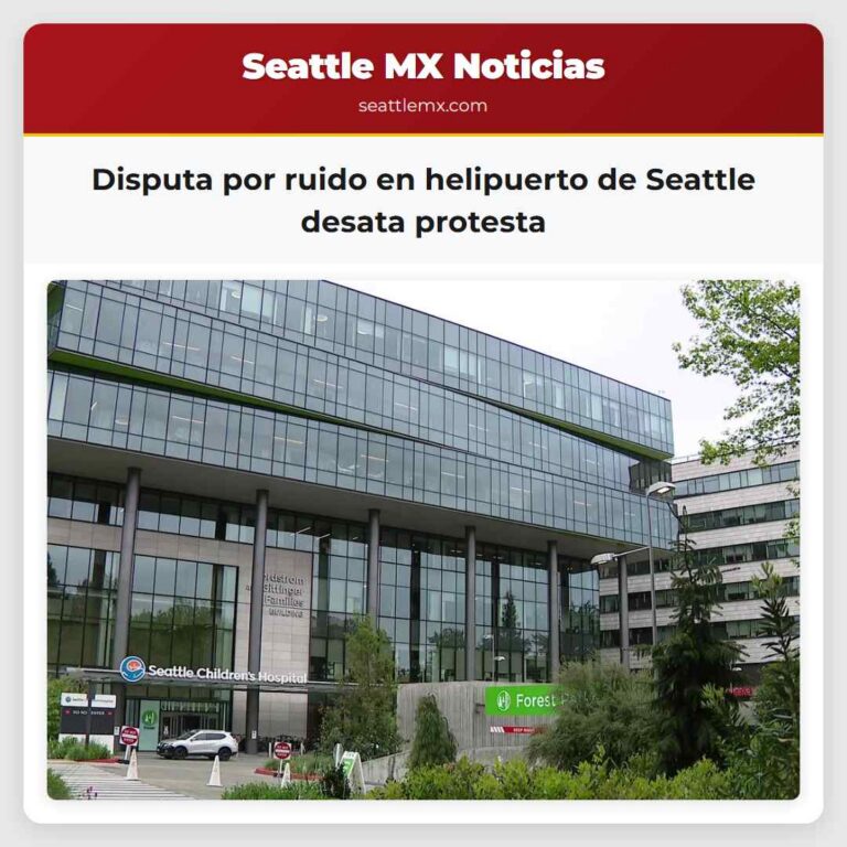 Disputa por ruido en helipuerto de Seattle desata protesta