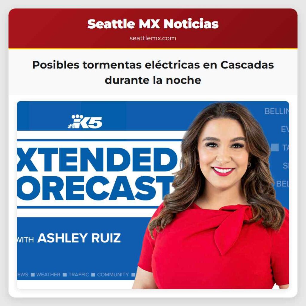 Posibles tormentas eléctricas en Cascadas durante
