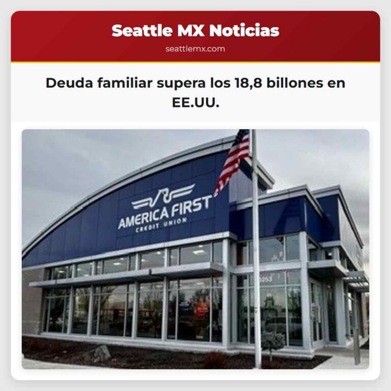 Deuda familiar supera los 188 billones en EE.UU.