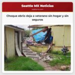 Choque ebrio deja a veterano sin hogar y sin seguros