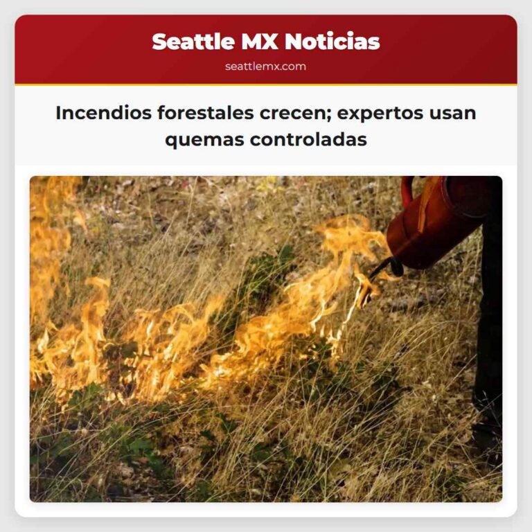 Incendios forestales crecen expertos usan quemas controladas