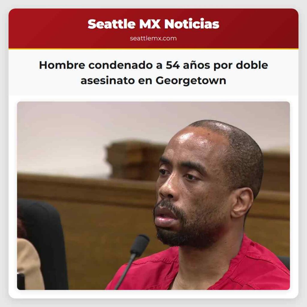 Hombre condenado a 54 años por doble asesinato en