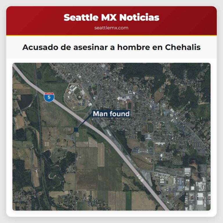 Acusado de asesinar a hombre en Chehalis