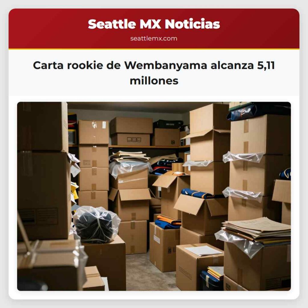 Carta rookie de Wembanyama alcanza 5,11 millones