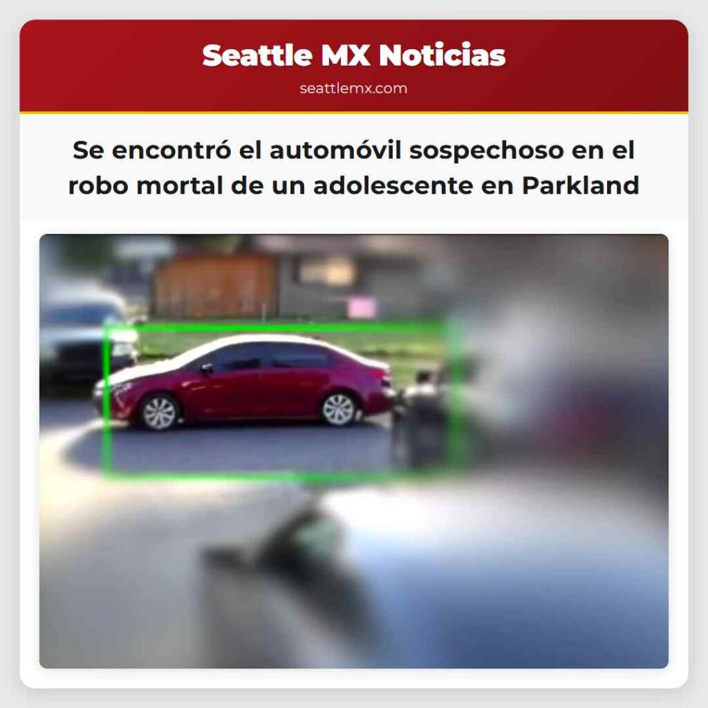 Se encontró el automóvil sospechoso en el robo