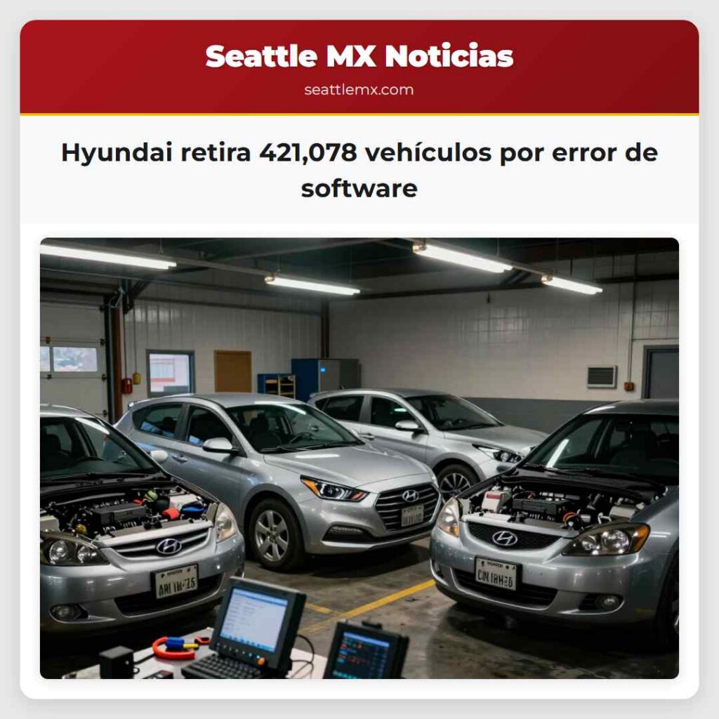 Hyundai retira 421,078 vehículos por error de