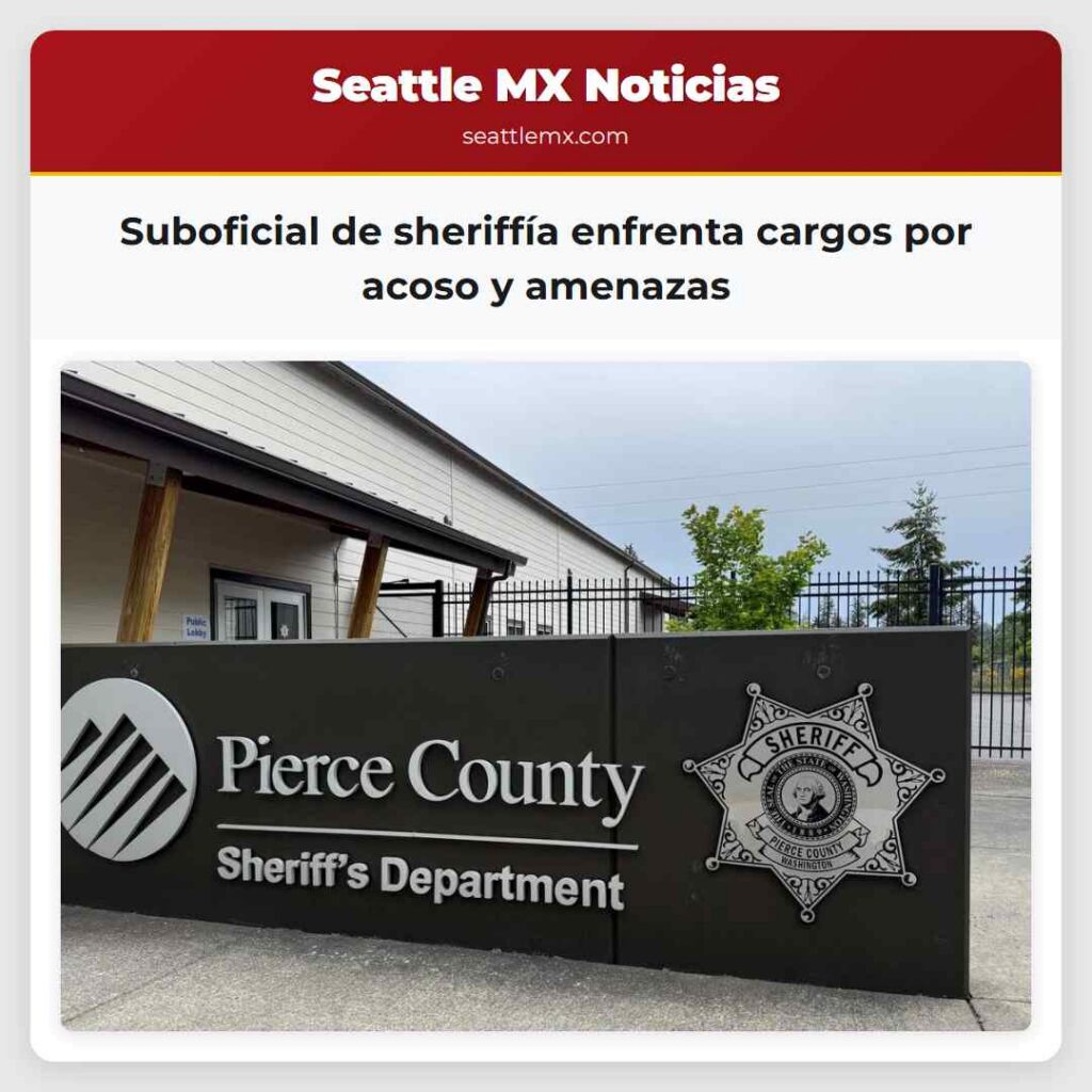 Suboficial de sheriffía enfrenta cargos por acoso