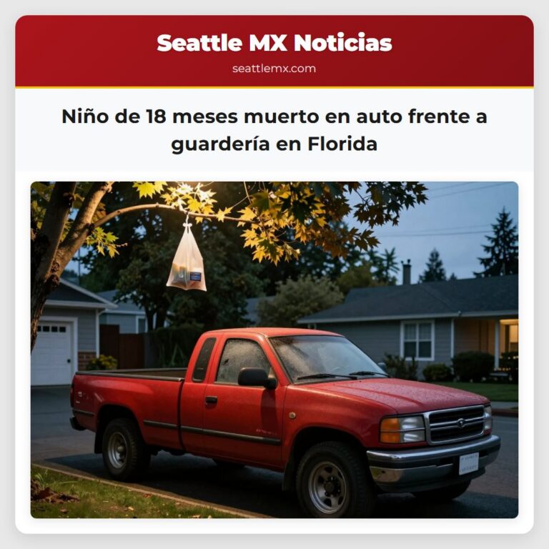 Niño de 18 meses muerto en auto frente a guardería en Florida