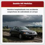 Hombre hospitalizado tras accidente sospechoso de sobredosis en arroyo
