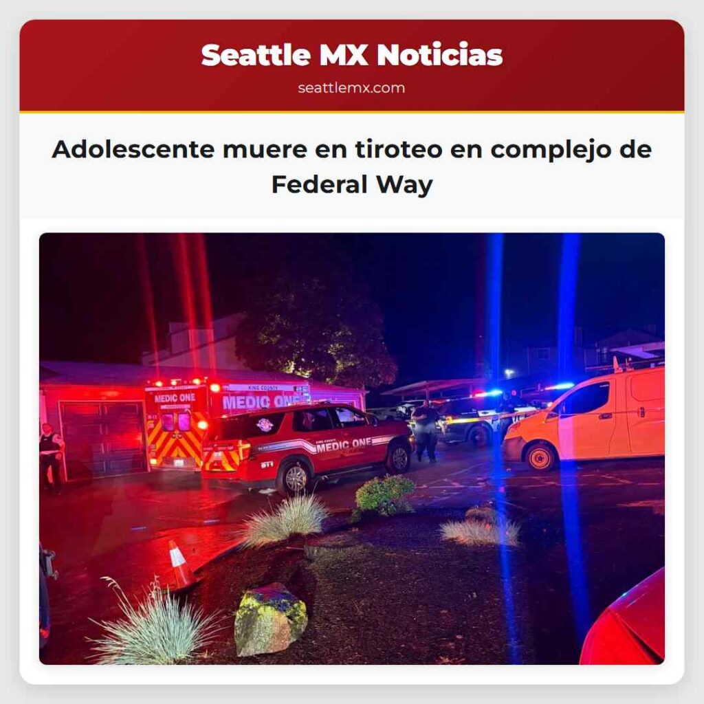 Adolescente muere en tiroteo en complejo de