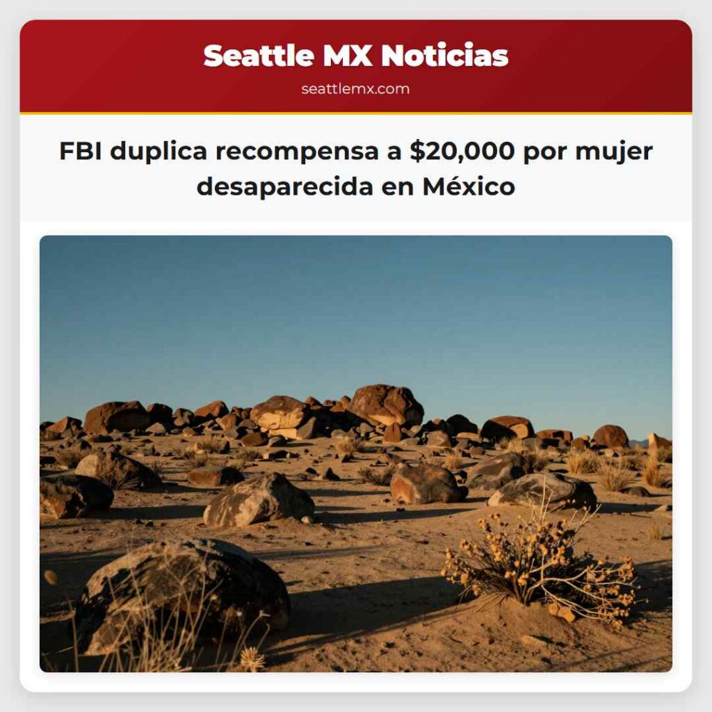 Noticias De Seattle 2 FBI duplica recompensa a $20,000 por mujer