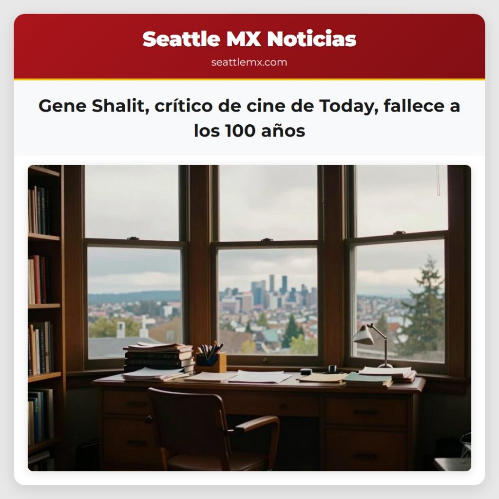 Gene Shalit, crítico de cine de Today, fallece a