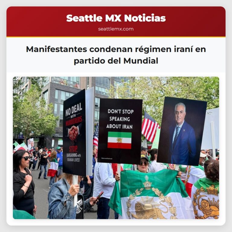Manifestantes condenan régimen iraní en partido del Mundial