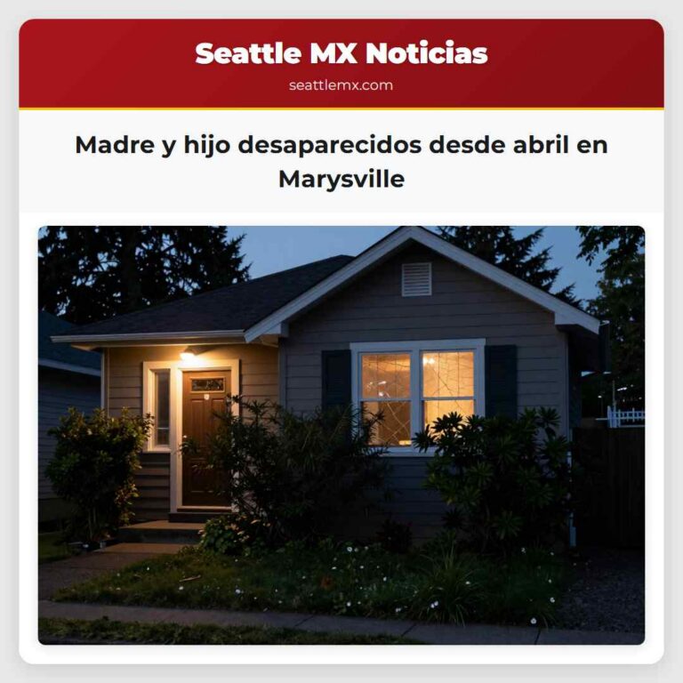 Madre y hijo desaparecidos desde abril en Marysville