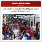 Link establece récord de 280000 pasajeros en partido Copa del Mundo