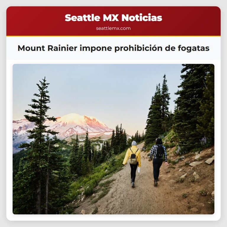 Mount Rainier impone prohibición de fogatas