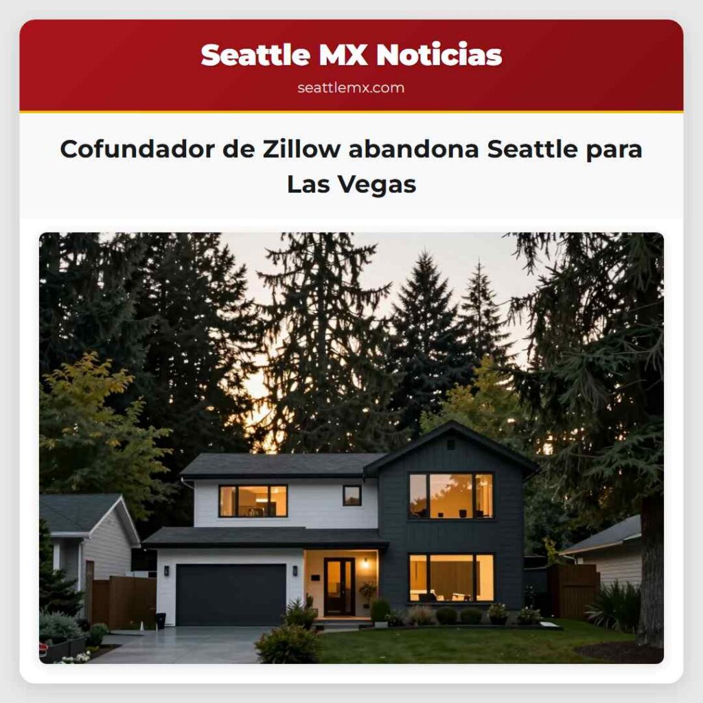 Cofundador de Zillow abandona Seattle para Las