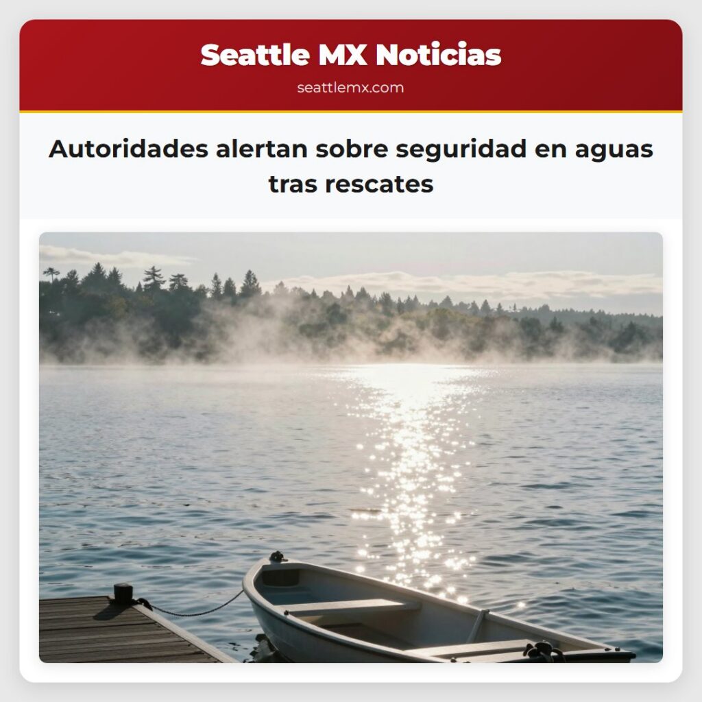 Autoridades alertan sobre seguridad en aguas tras