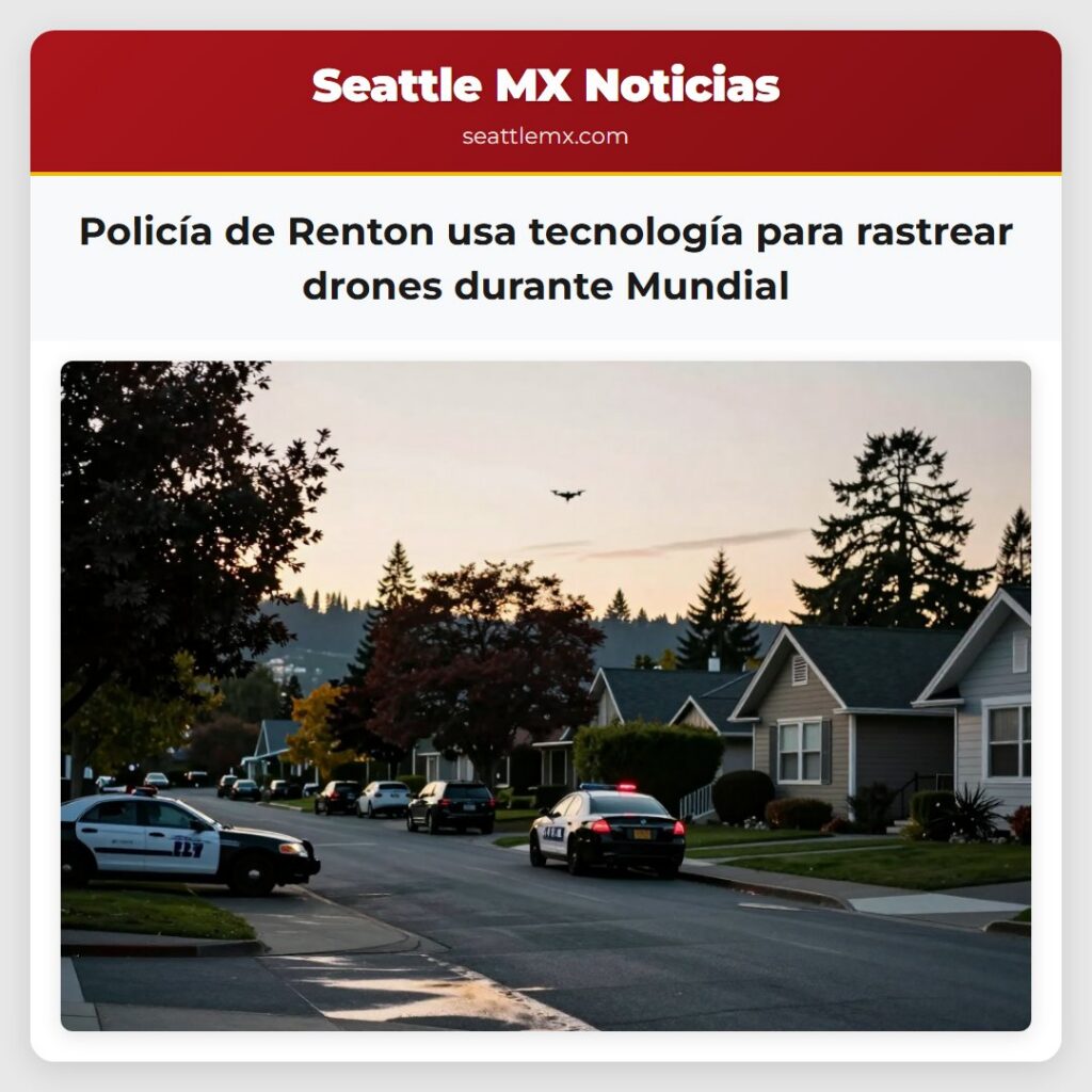 Policía de Renton usa tecnología para rastrear