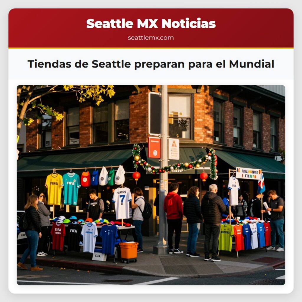 Tiendas de Seattle preparan para el Mundial
