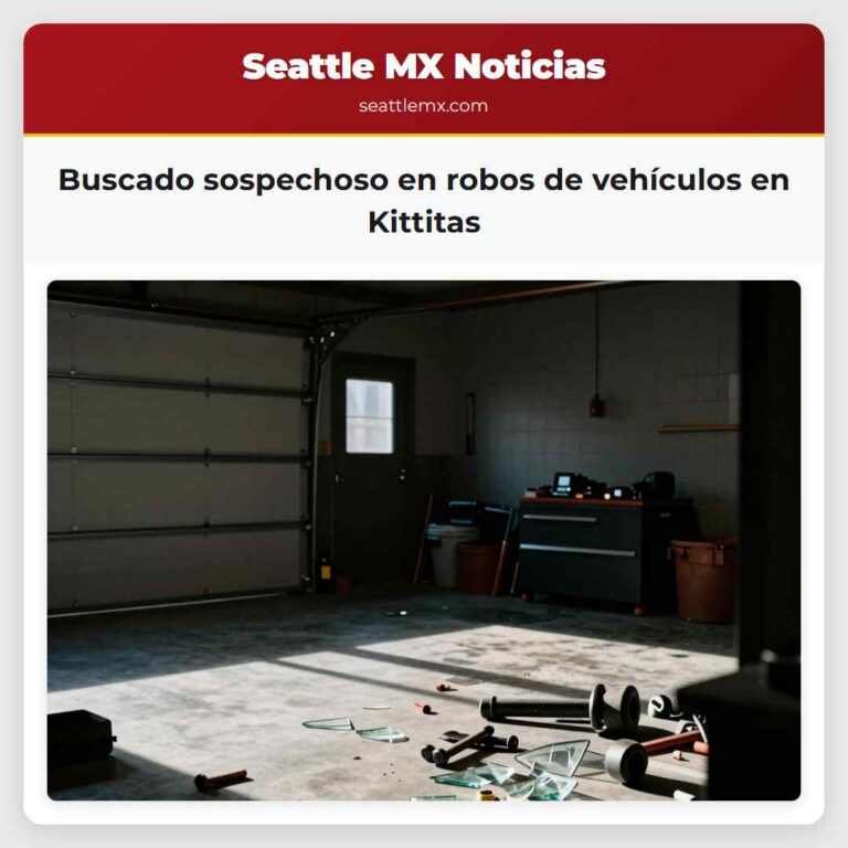 Buscado sospechoso en robos de vehículos en Kittitas