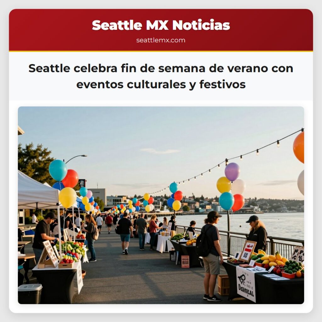 Seattle celebra fin de semana de verano con