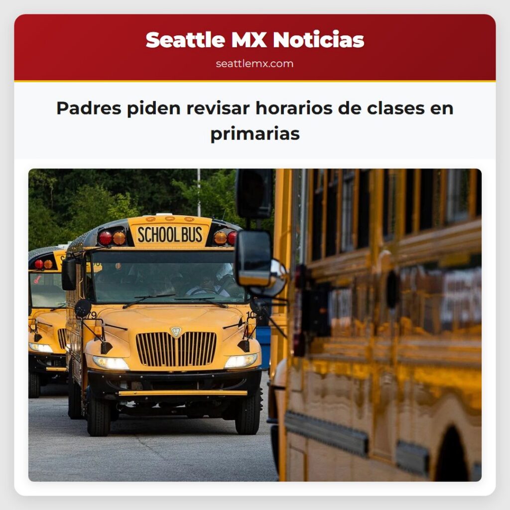 Padres piden revisar horarios de clases en