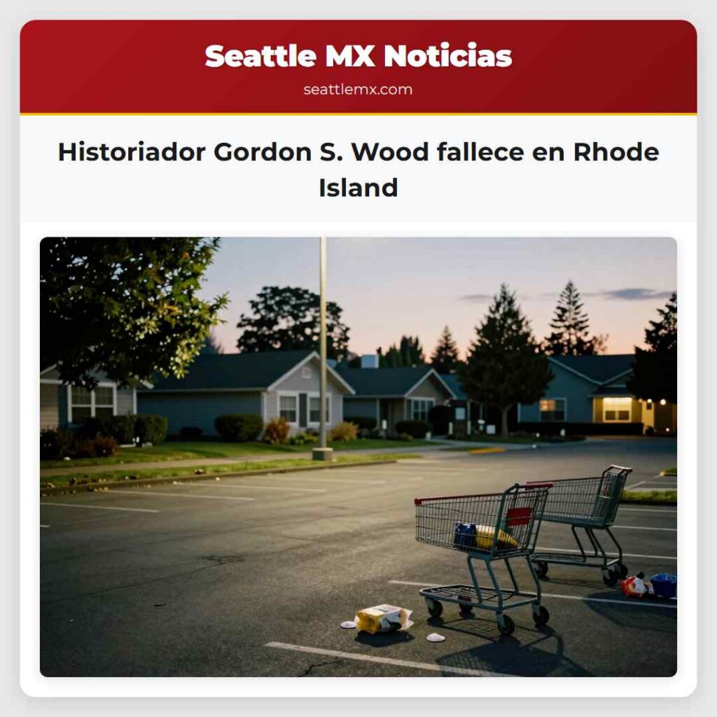 Historiador Gordon S. Wood fallece en Rhode Island