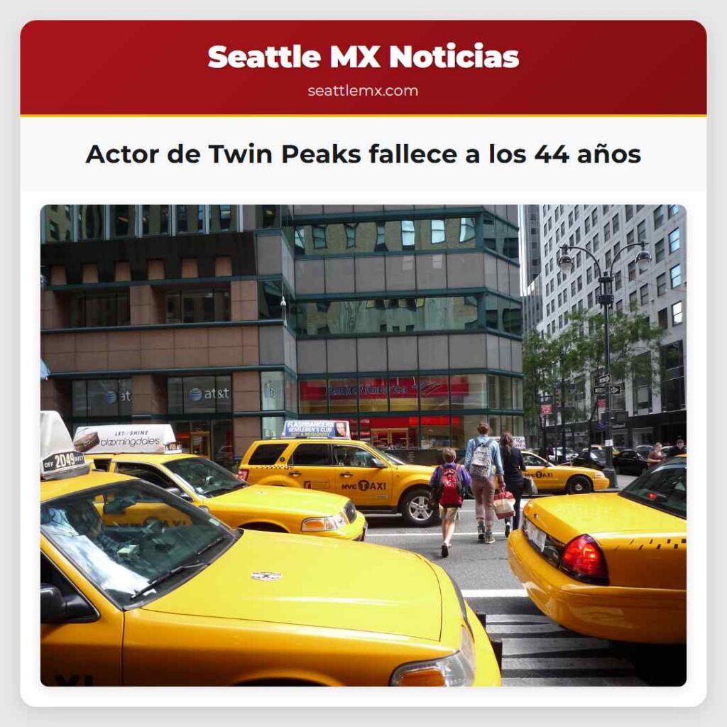 Actor de Twin Peaks fallece a los 44 años