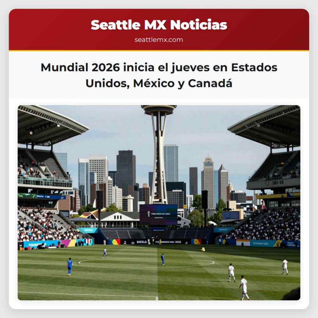 Mundial 2026 inicia el jueves en Estados Unidos,