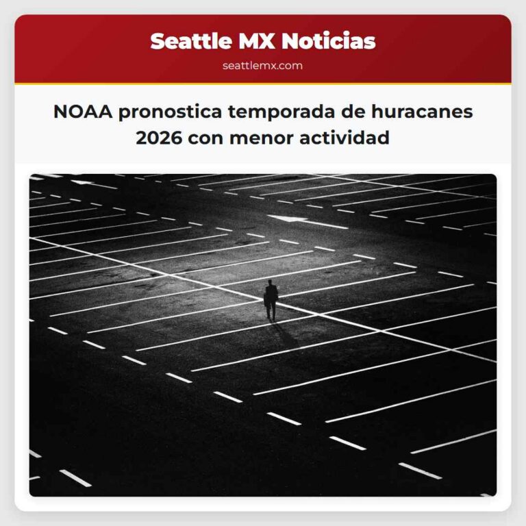 NOAA pronostica temporada de huracanes 2026 con menor actividad