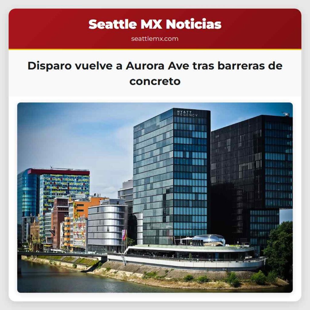 Disparo vuelve a Aurora Ave tras barreras de