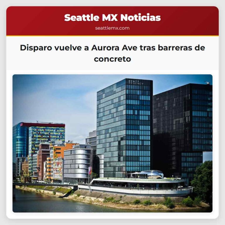 Disparo vuelve a Aurora Ave tras barreras de concreto