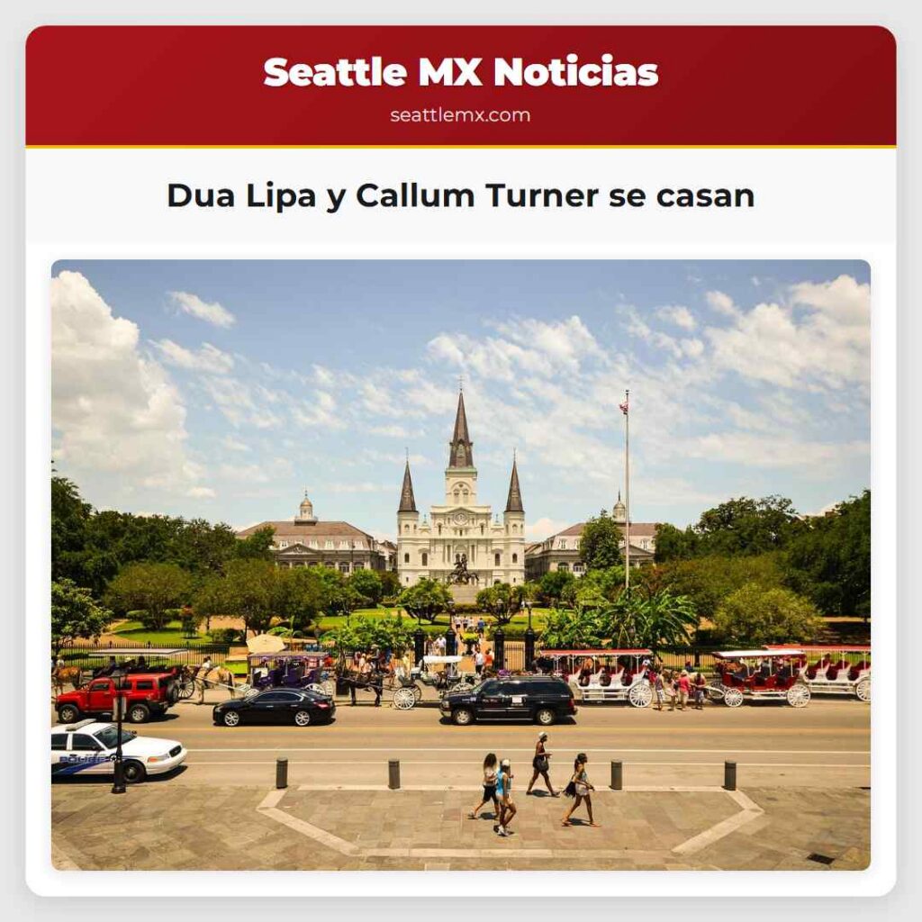Dua Lipa y Callum Turner se casan