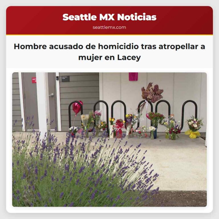 Hombre acusado de homicidio tras atropellar a mujer en Lacey