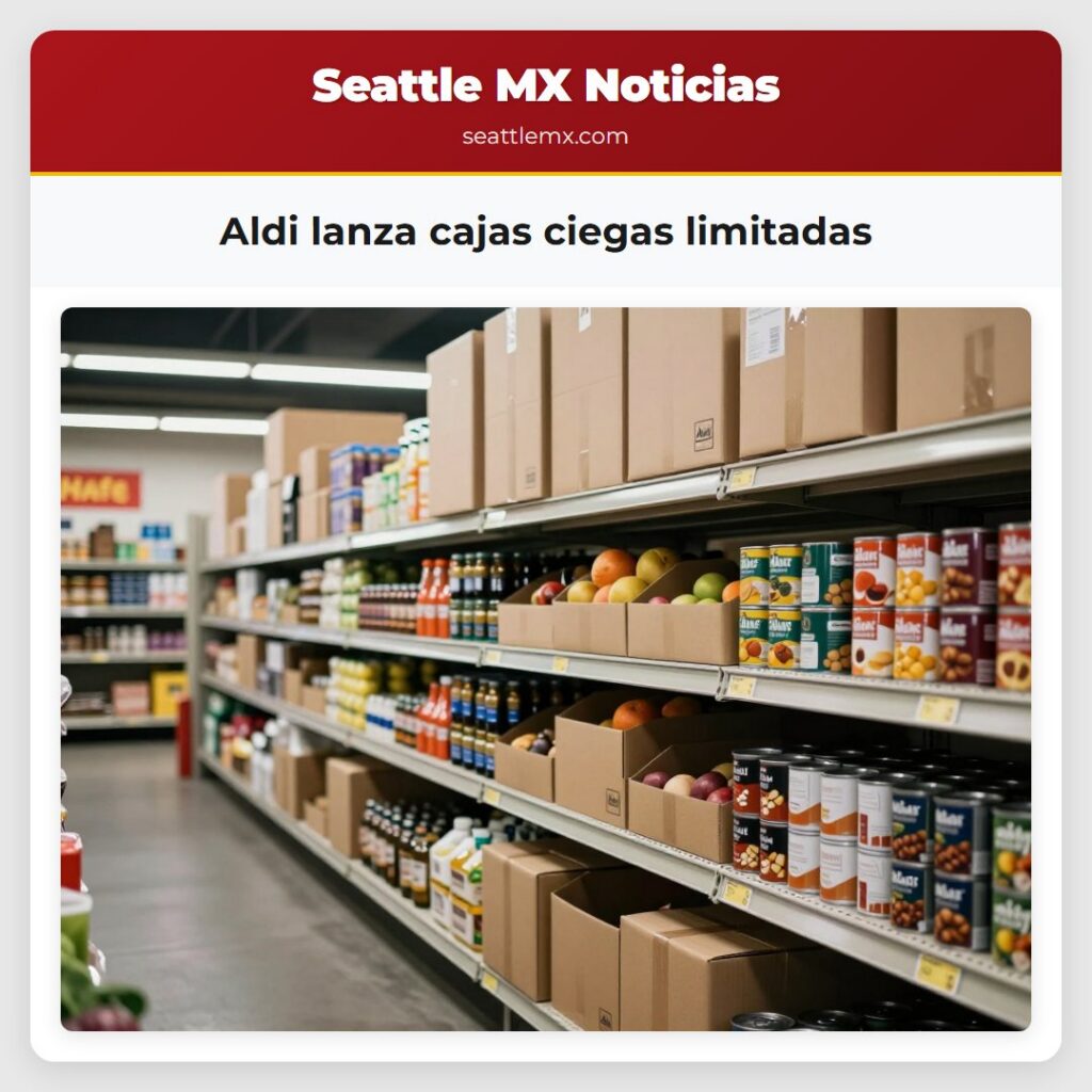 Aldi lanza cajas ciegas limitadas