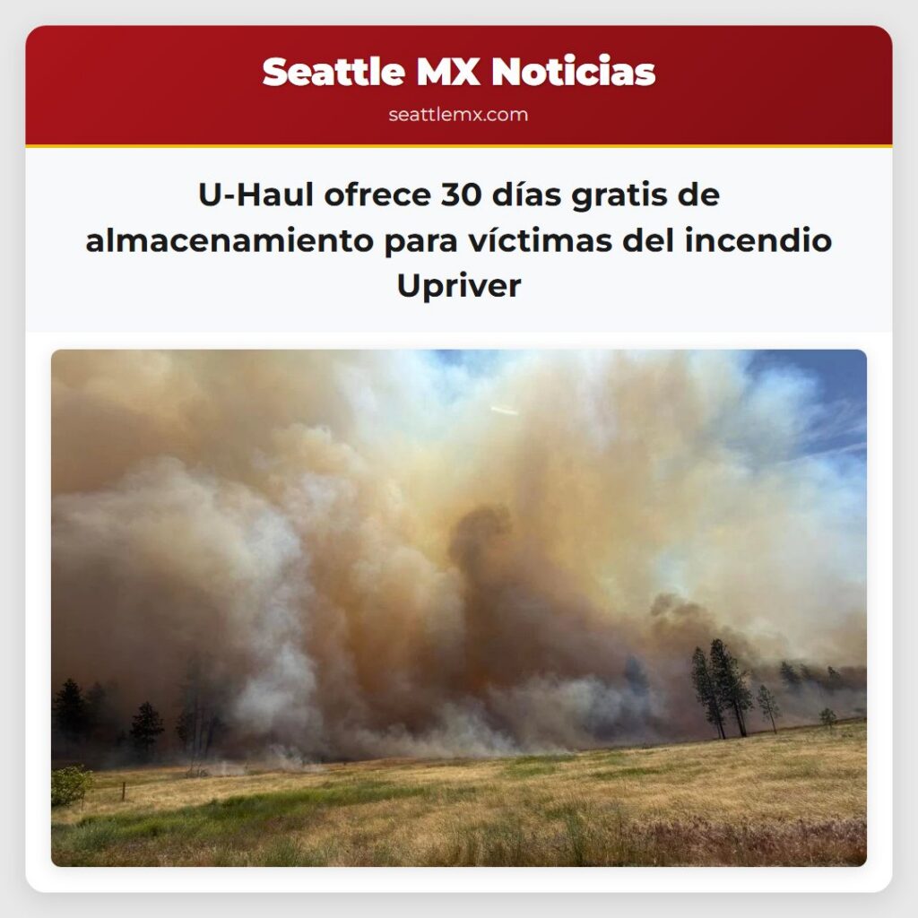 U-Haul ofrece 30 días gratis de almacenamiento