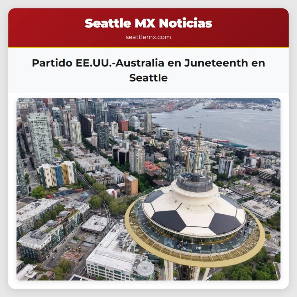 Partido EE.UU.-Australia en Juneteenth en Seattle