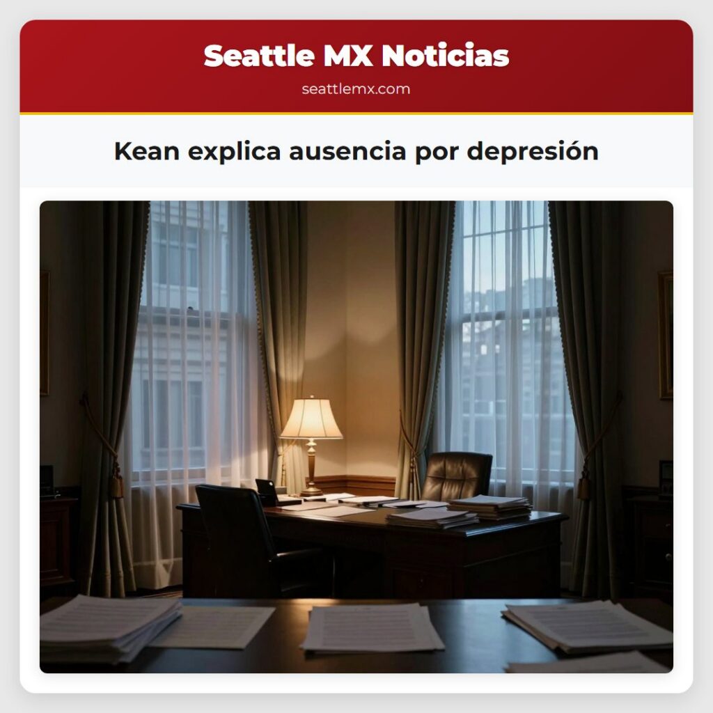 Kean explica ausencia por depresión