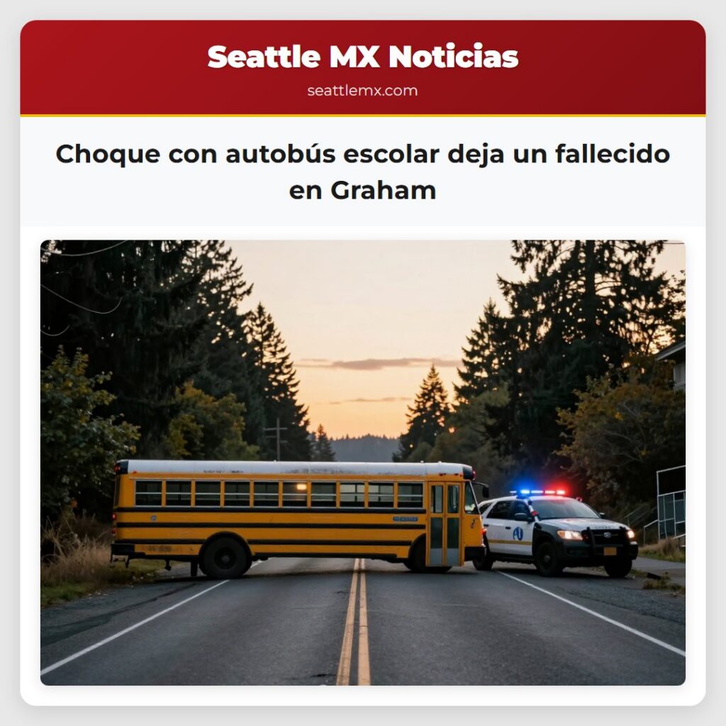 Choque con autobús escolar deja un fallecido en