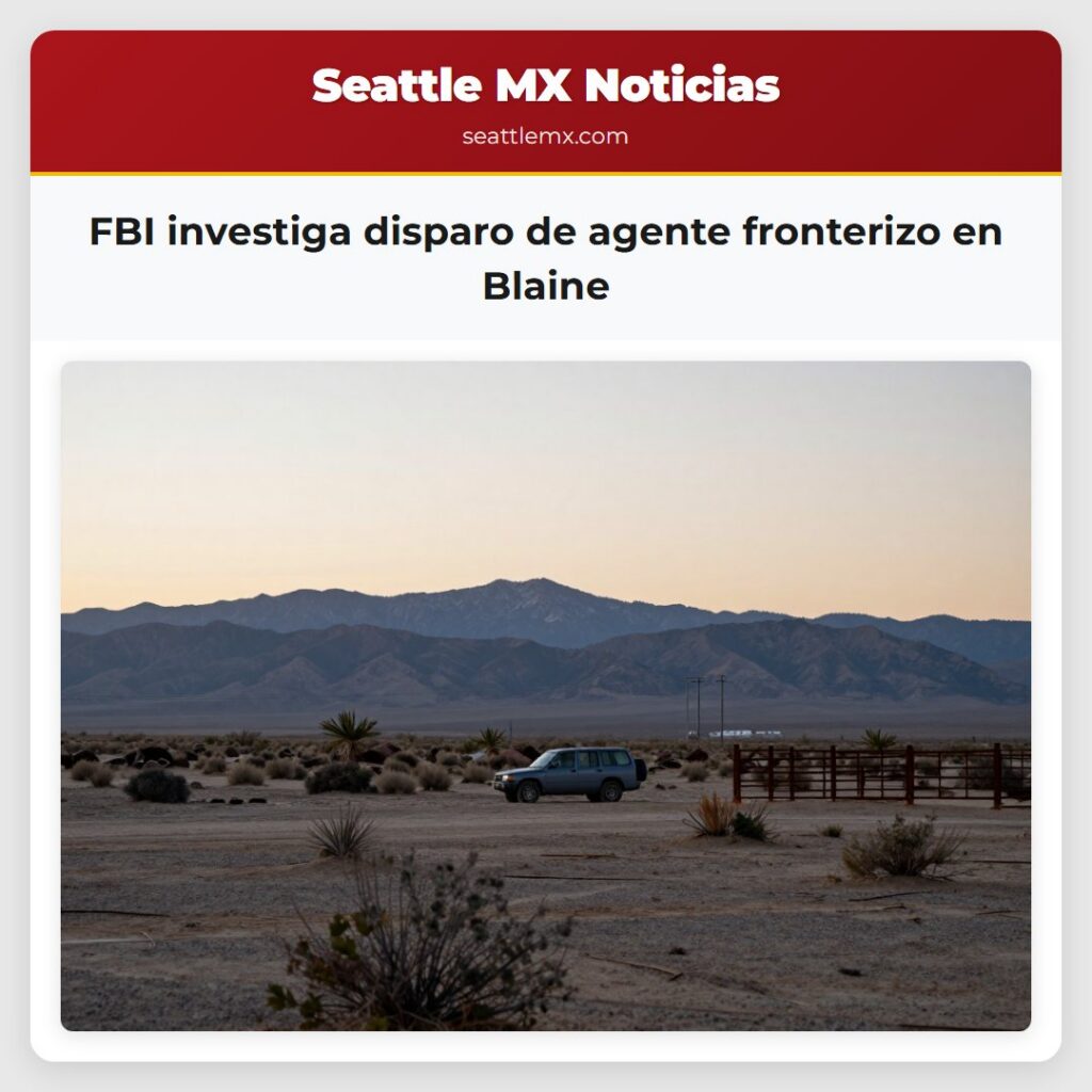 FBI investiga disparo de agente fronterizo en