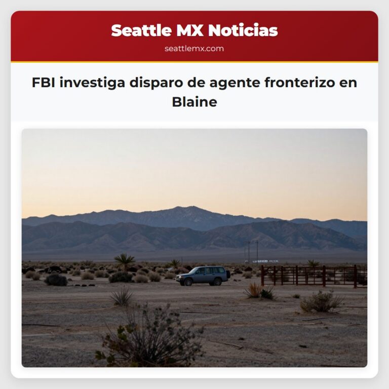 FBI investiga disparo de agente fronterizo en Blaine