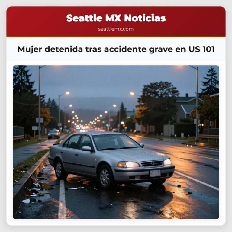 Mujer detenida tras accidente grave en US 101