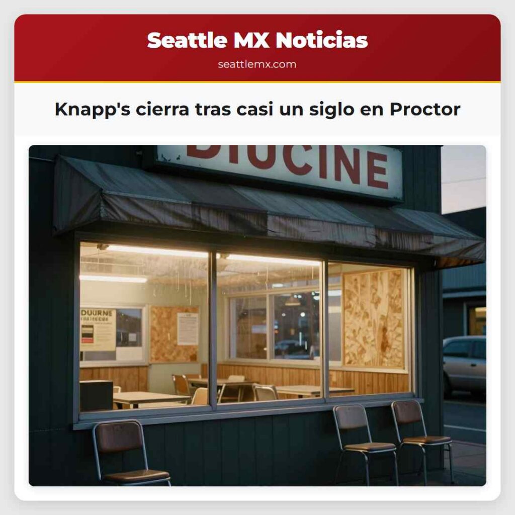 Knapp's cierra tras casi un siglo en Proctor