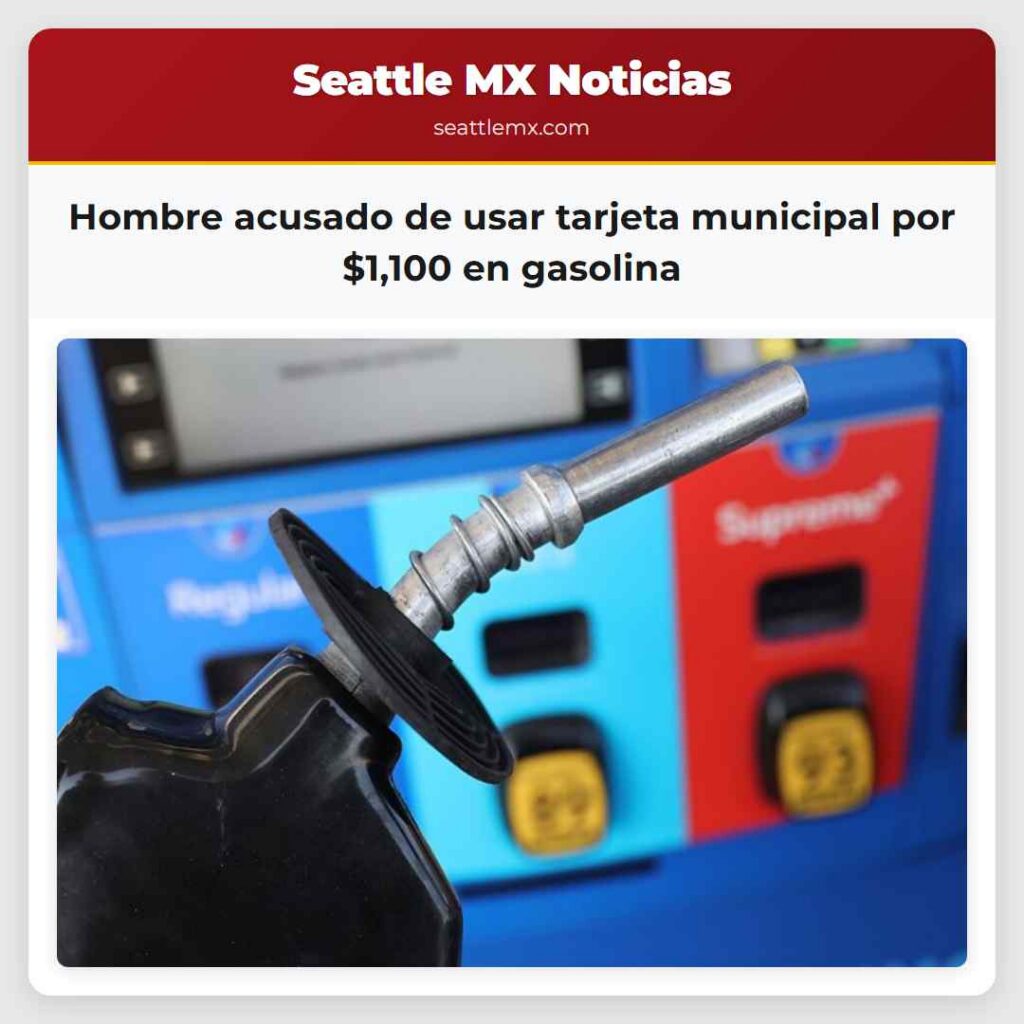 Hombre acusado de usar tarjeta municipal por