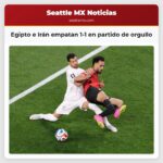 Egipto e Irán empatan 1-1 en partido de orgullo