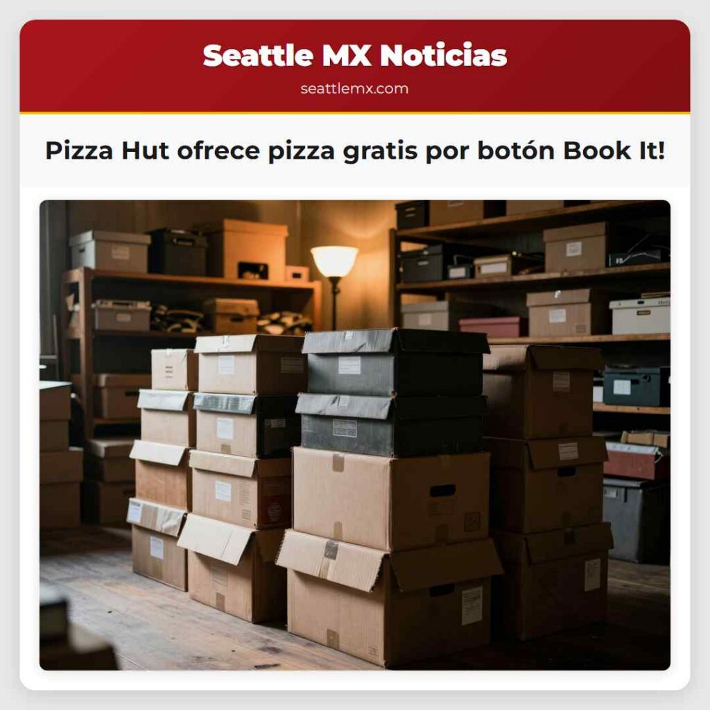 Pizza Hut ofrece pizza gratis por botón Book It!